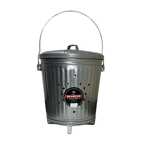 Galvanized Steel Trash Cans and Lids | Behrens